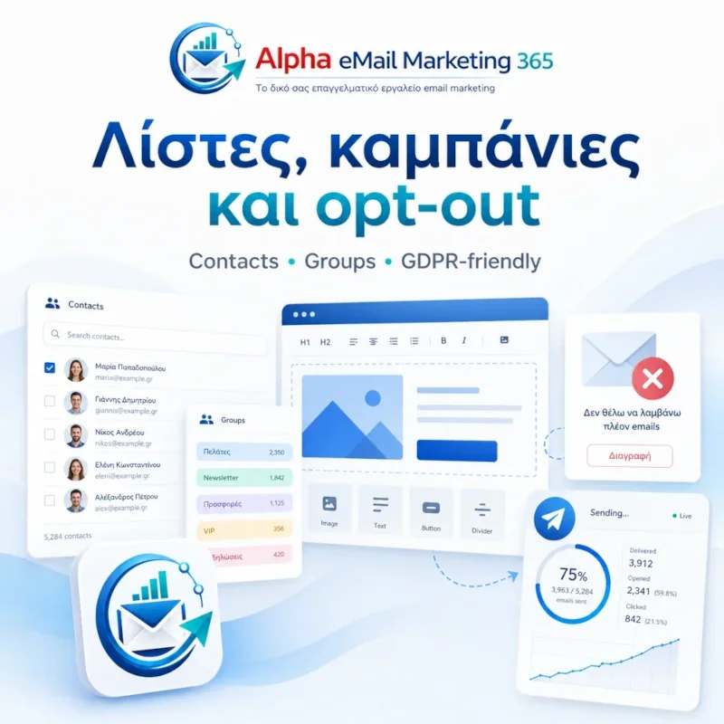 Alpha eMail Marketing 365 — reports
